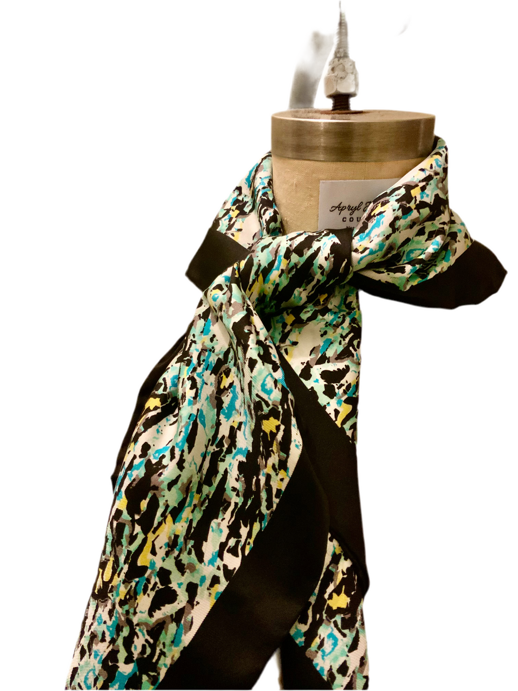 Silk Printed Scarf by Apryl Jasmine