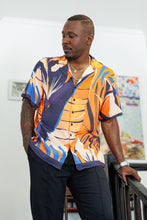 Load image into Gallery viewer, Black Colourful Heritage Shirt
