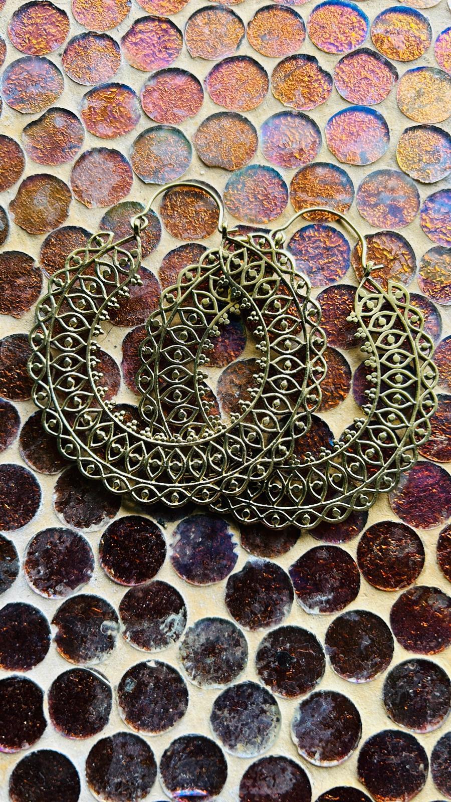 Anvi Brass Earrings