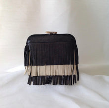 Load image into Gallery viewer, Fringe Minaudière Clutch
